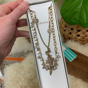 Stella & Dot Gold Campbell Layering Necklace